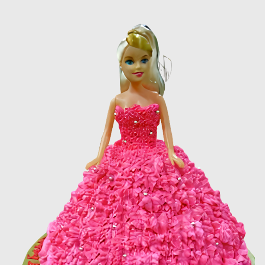 Pink Barbie Cake